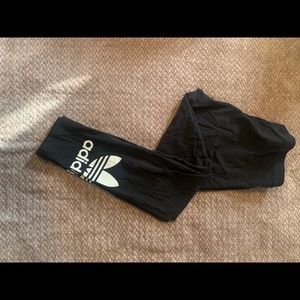 Adidas original leggings with logo on ankle